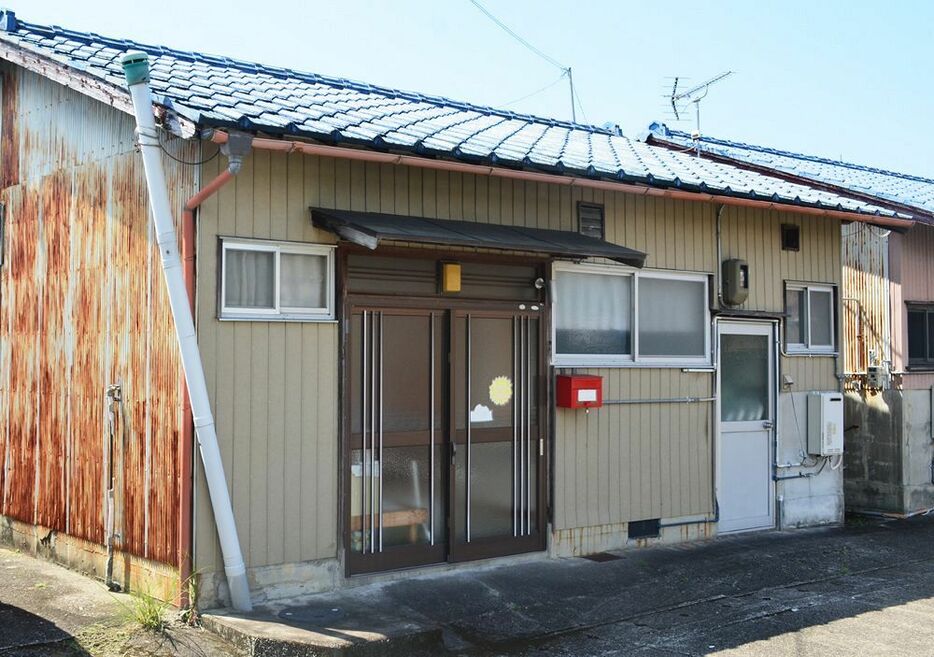 休園している「託児所めぐみ」（和歌山県田辺市下万呂で）