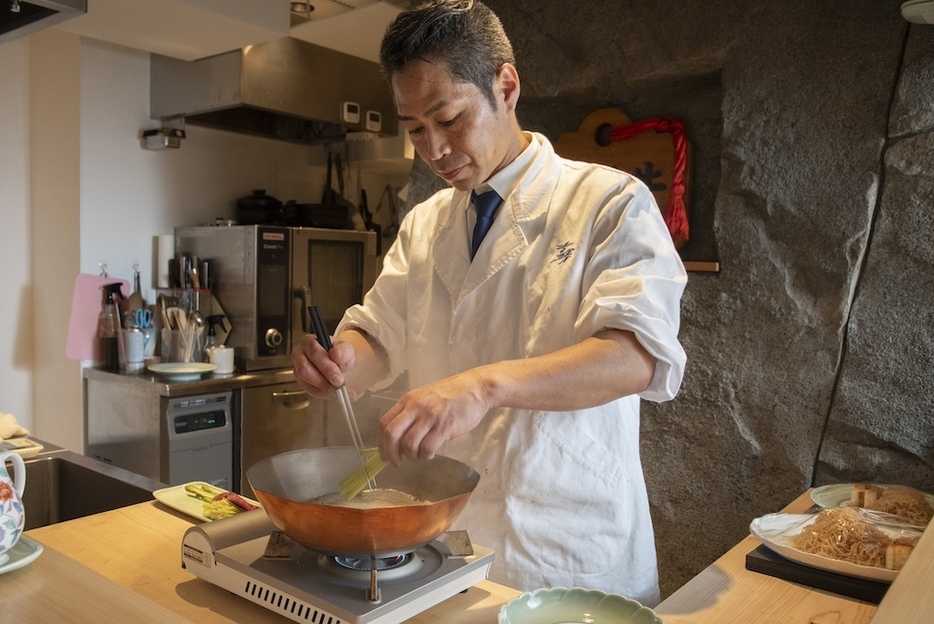 料理長の金村直樹さん