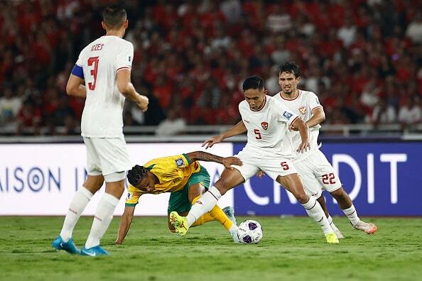 オーストラリアとも引き分けたインドネシア代表 photo/Getty Images