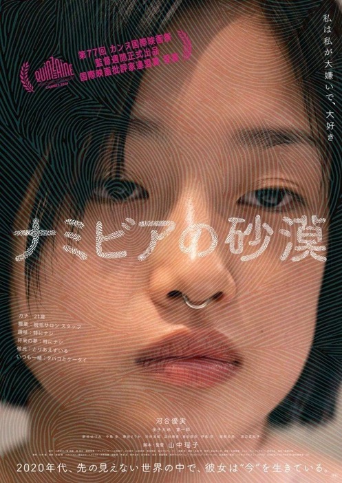 『ナミビアの砂漠』ポスター