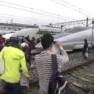 新幹線車両所公開イベント（２０１０年・岡山市北区）