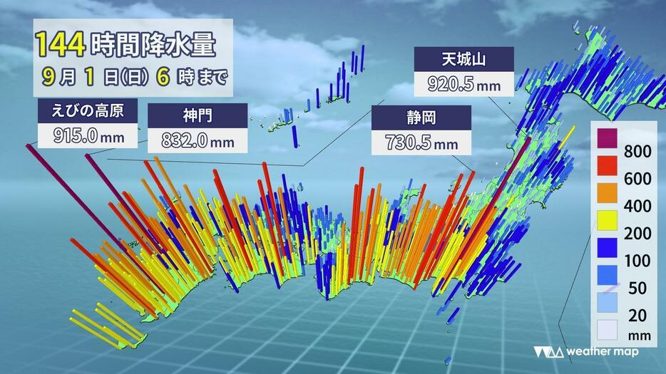 積算降水量