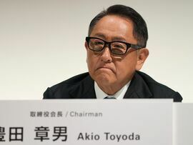 <p>Akio Toyoda, chairman of Toyota Motor Corp.</p>