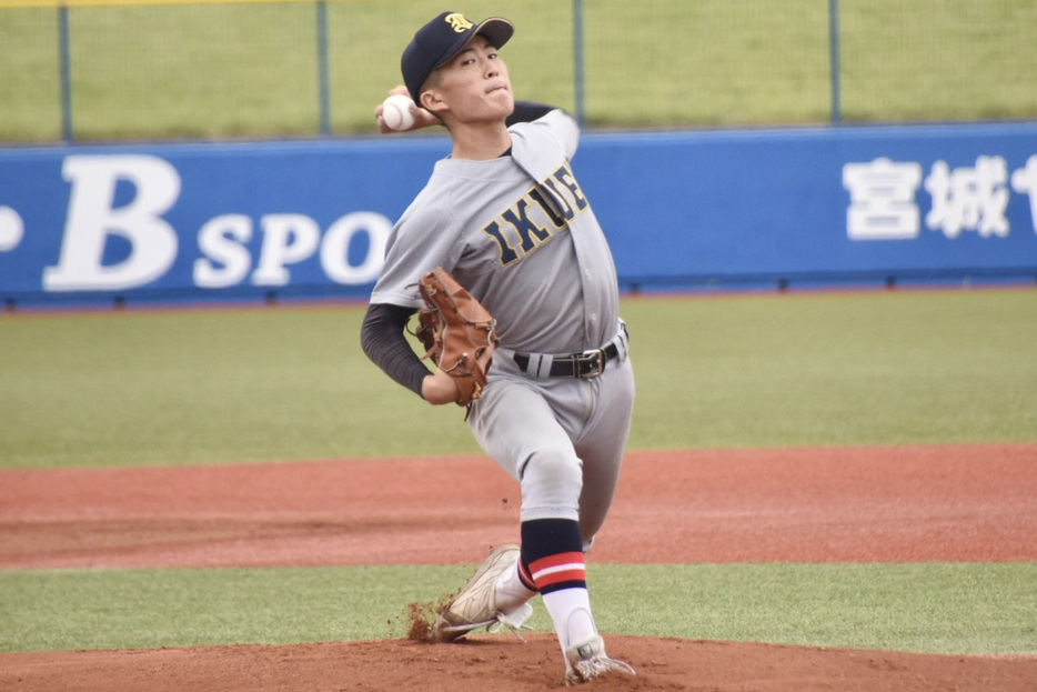 吉川陽大（仙台育英）※写真は過去の取材より