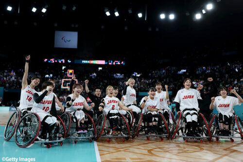 最終戦に勝利した車いすバスケットボール女子日本代表 [写真]＝Getty Images