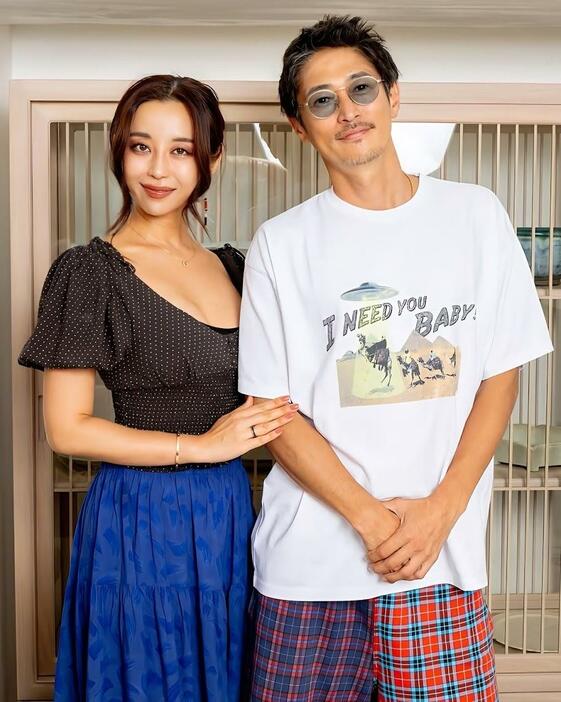 窪塚洋介さん（右）と妻の優香さん