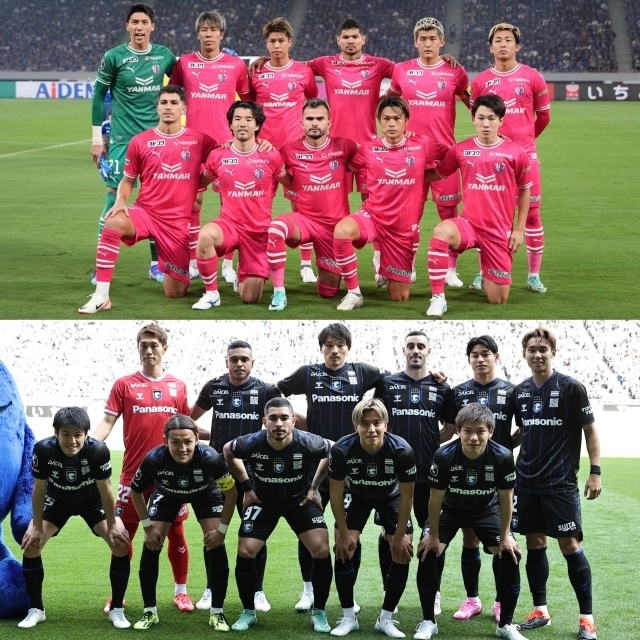 C大阪（上）とG大阪（下）のダービーの代替開催日が決まった。(C)SOCCER DIGEST