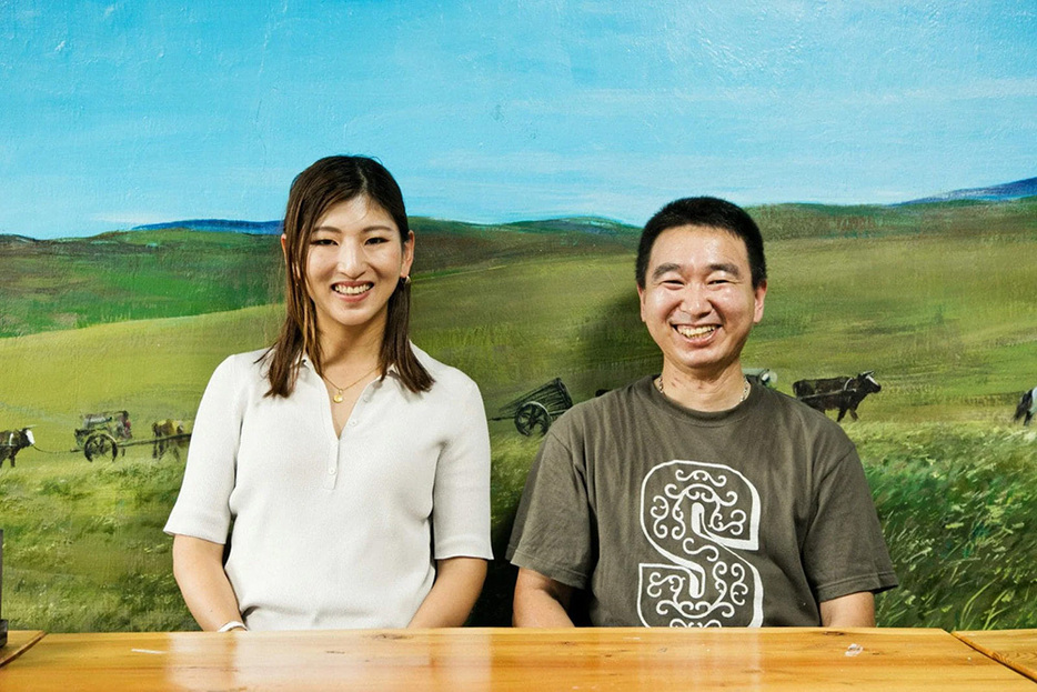 土井さんとスヨリトさん。