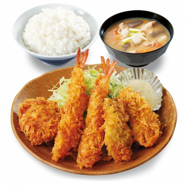 「秋の海鮮フライ定食」（税込 979円）