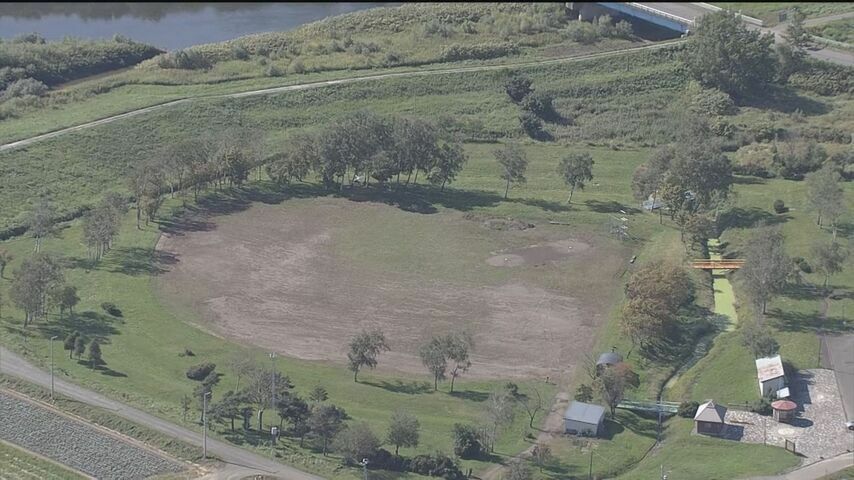 北海道長沼町の建設予定地