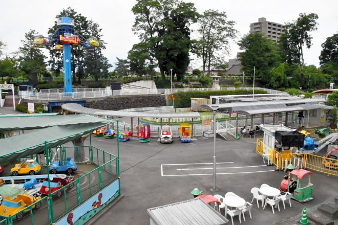 群馬県前橋市中央児童遊園るなぱあく＝2023年6月1日午後1時40分、同市大手町3丁目、川村さくら撮影＝朝日新聞社