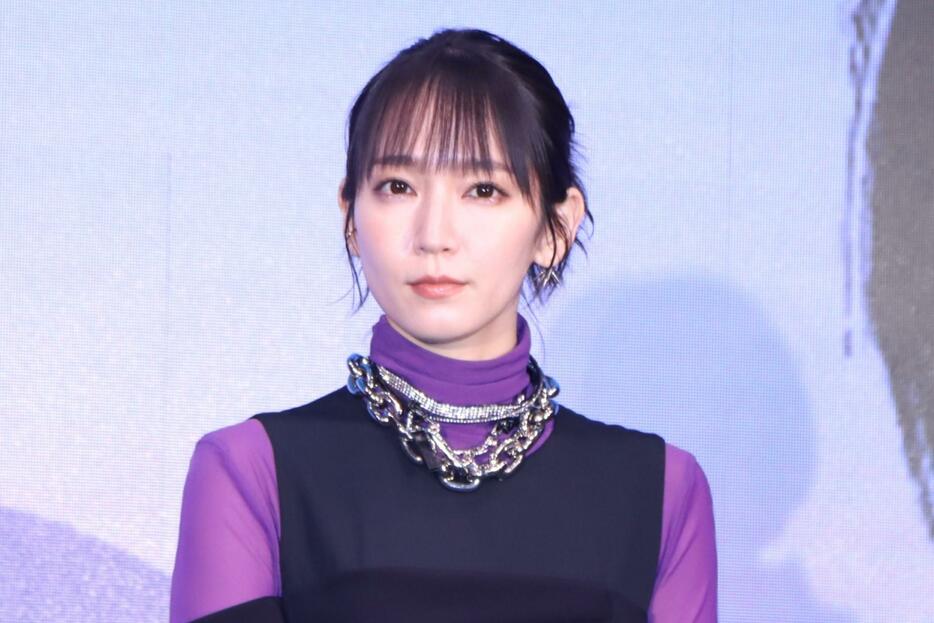 映画「まる」の完成報告イベントに出席した吉岡里帆さん