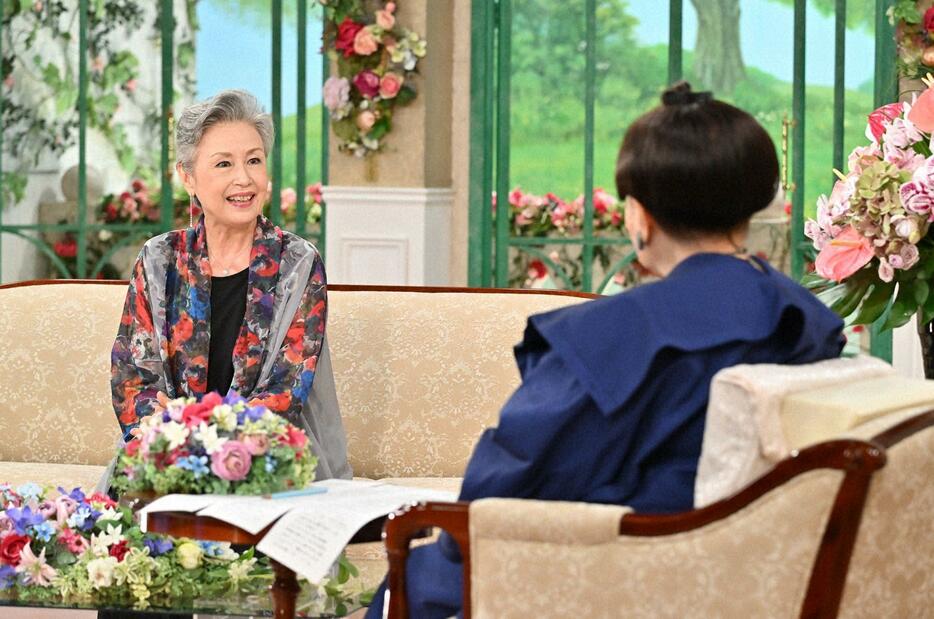 9月25日に放送される「徹子の部屋」に出演する辺見マリさん＝テレビ朝日提供