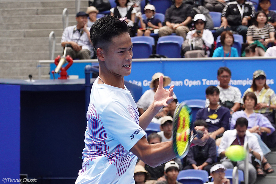 プロデビュー戦は世界88位に完敗となった坂本怜（写真：Tennis Classic）