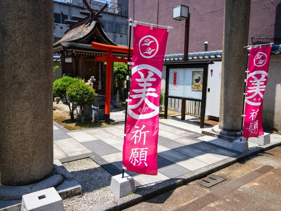 ▲ 柴田勝家とその妻・お市を祀る「柴田神社」