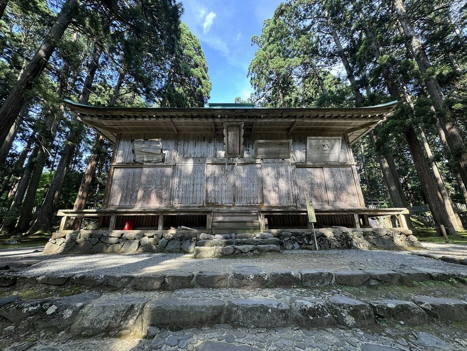 ▲ ひっそりと佇む平泉寺