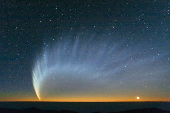 2007年に大彗星となったマックノート彗星＝S. Deiries/ESO