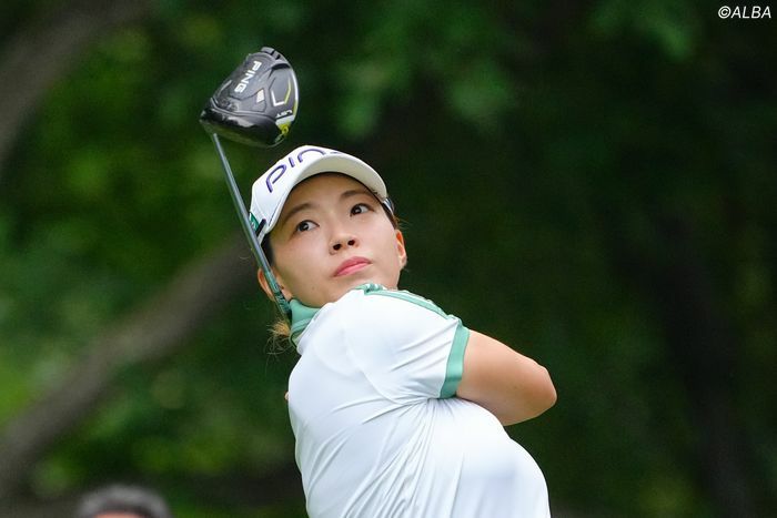 渋野日向子が初日のラウンドを終えた（写真は8月）