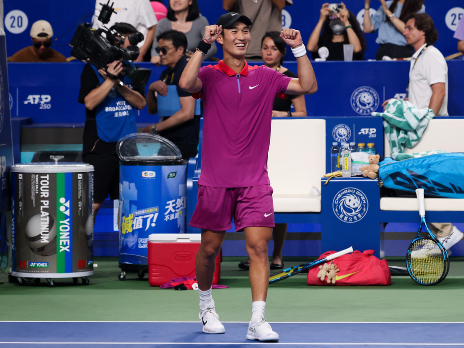 「成都オープン」（中国・成都）でツアー初優勝を飾ったシャン・ジュンチャン（中国）（Getty Images）