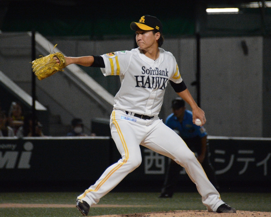 ウエスタン・リーグで初勝利を挙げた木村大