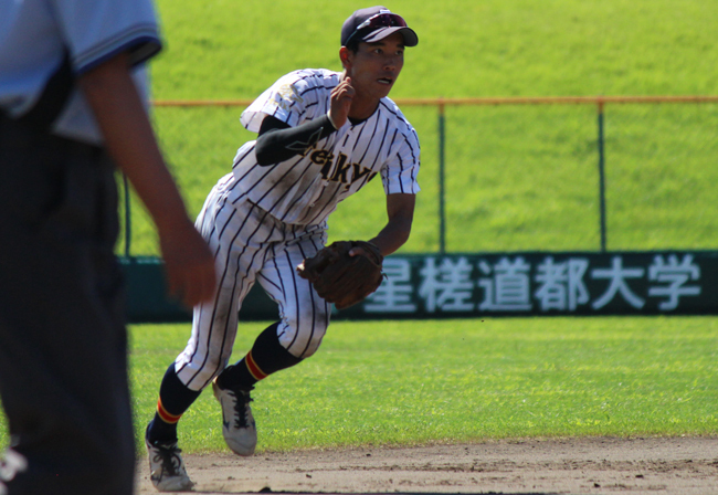 帝京大・牧大誠内野手（1年＝帝京出身）