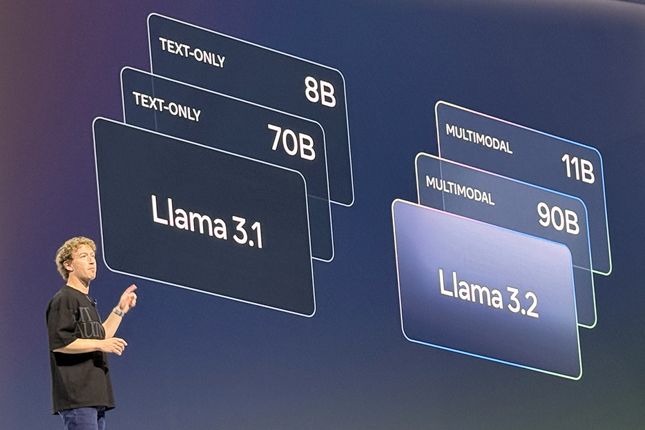 開発者向けイベントMeta Connectで、オープンソースAIモデル「Llama 3.2」が発表された