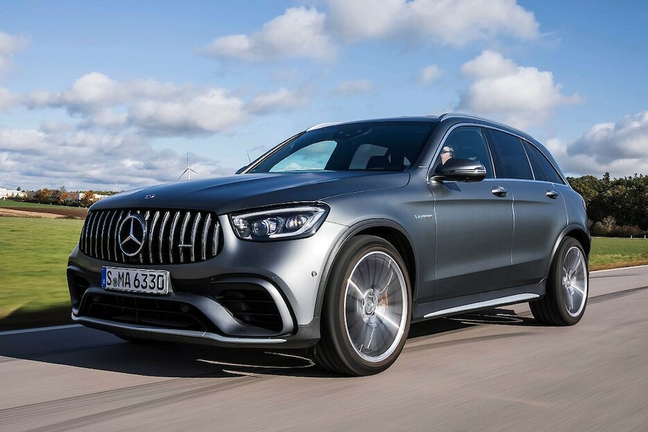 マッチョ： GLC 63は、クーペバージョンでは特にやんちゃに見える。少なくとも476馬力のV8は喜びを保証する。