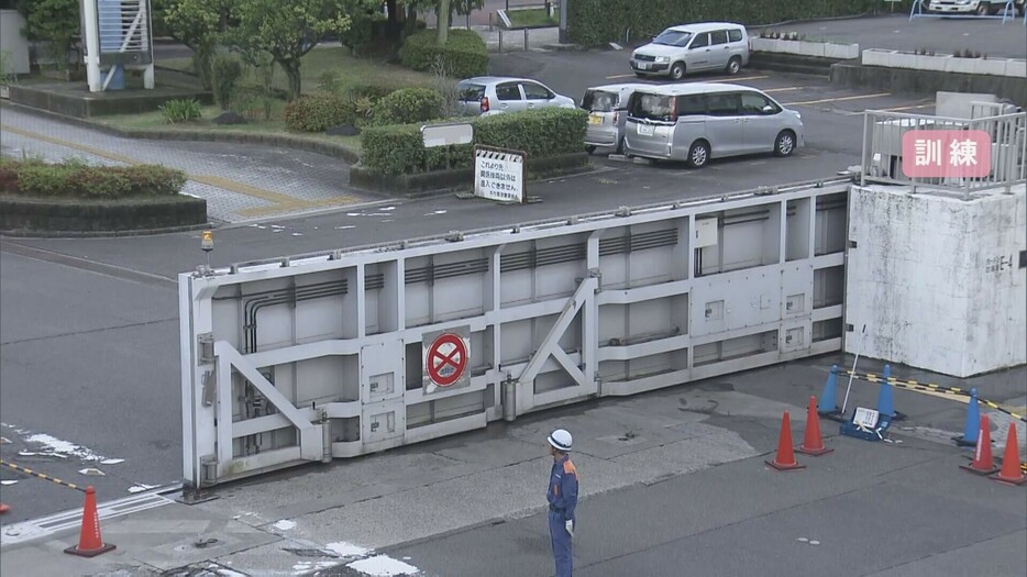 名古屋港で行われた訓練