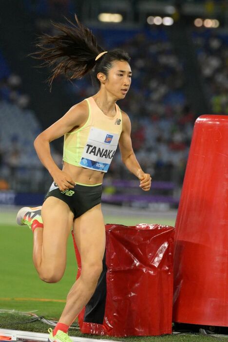 1500メートルでシーズンベストを出した田中希実選手(写真：アフロ)