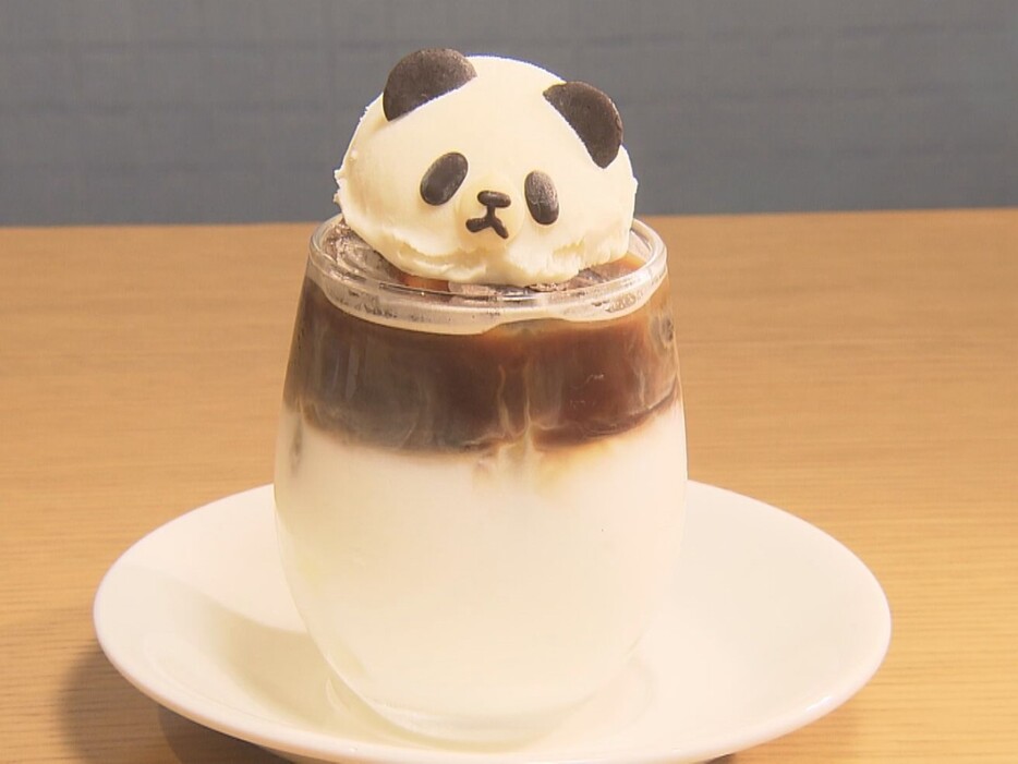 yama coffeeの「パンダコーヒーフロート」