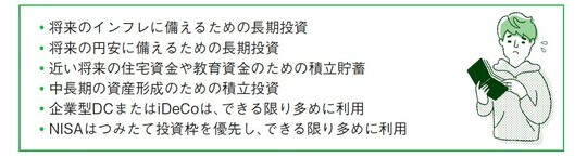 ［図表2］20～30歳代の資産形成のポイント