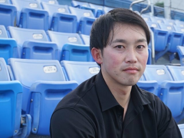 中日で4年間プレーし、昨年現役を退いた岡野祐一郎、30歳 photograph by NumberWeb