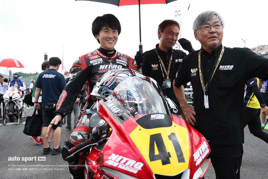 JSB1000：芳賀涼大（WORK NAVI NITRO RACING TEAM）／2024全日本ロード第5戦もてぎ2＆4