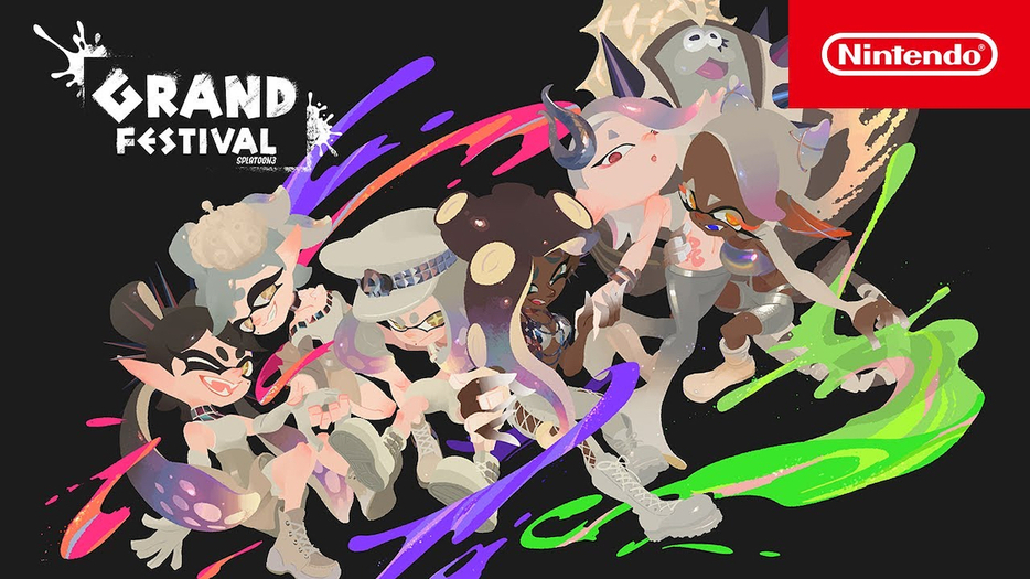 「スプラトゥーン3 グランドフェスティバル 告知映像」サムネイル