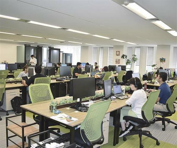 従業員は５年で８倍に