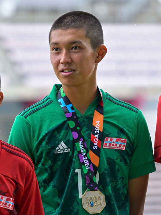 広島県GK岸田湊(瀬戸内高1年=FCツネイシU-15出身)(Koki NAGAHAMA/GEKISAKA)