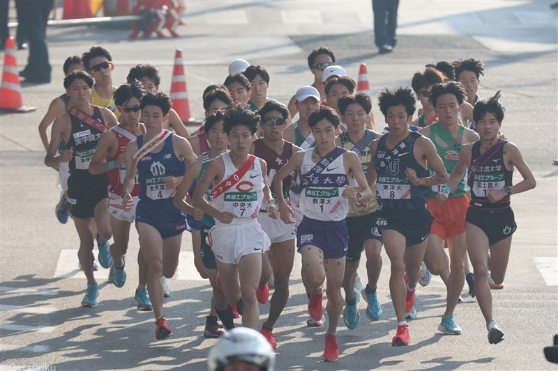 昨年の全日本大学駅伝1区