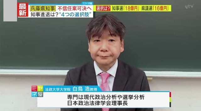 法政大学大学院・白鳥浩教授