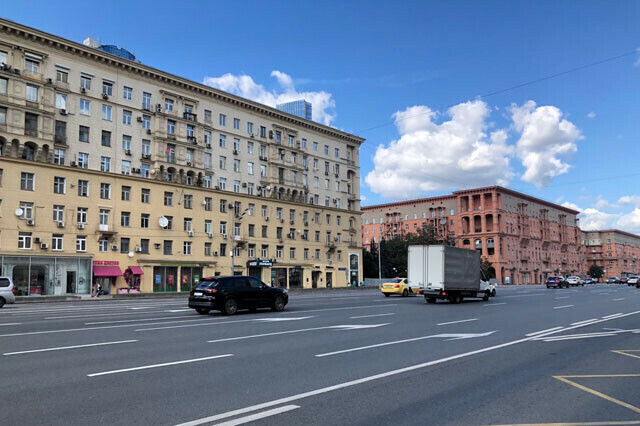 いま、ロシアの街の広告は全て無くなった（写真提供：佐藤優氏）