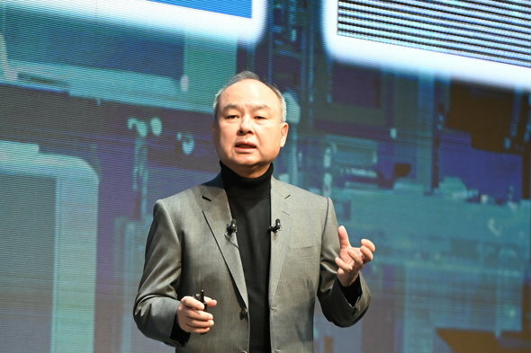 孫正義氏のChatGPTの使い方とは（2023年10月「SoftBank World 2023」にて撮影：河嶌太郎）