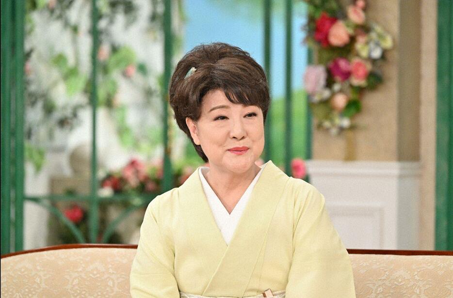 9月9日放送の「徹子の部屋」に出演する川中美幸さん＝テレビ朝日提供