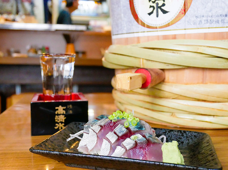 通年で食べられる「シメサバ」