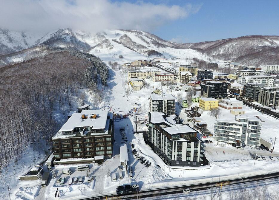 スキーリゾートとして知られる北海道倶知安町