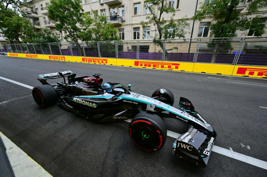 ラッセルがアゼルバイジャンGPのFP3でトップだった／Getty Images