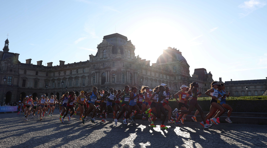 　レベッカ・チェプテゲイも出場していたパリ五輪マラソン女子