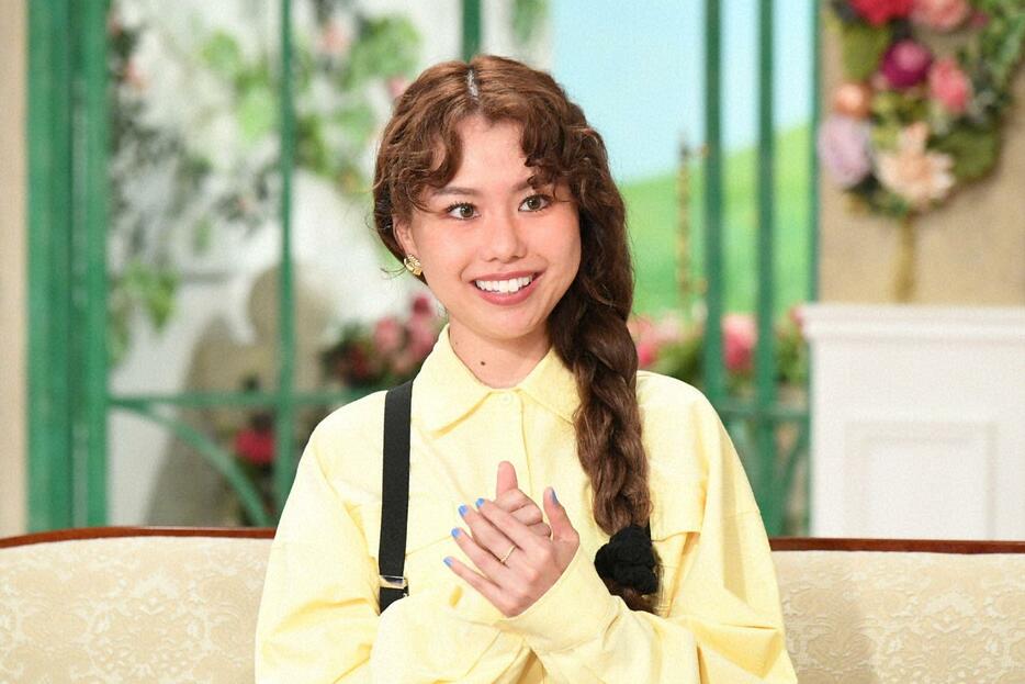 トーク番組「徹子の部屋」に出演するpecoさん＝テレビ朝日提供