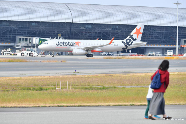 関空－台北線を増便するジェットスター・ジャパン＝PHOTO: Tadayuki YOSHIKAWA/Aviation Wire