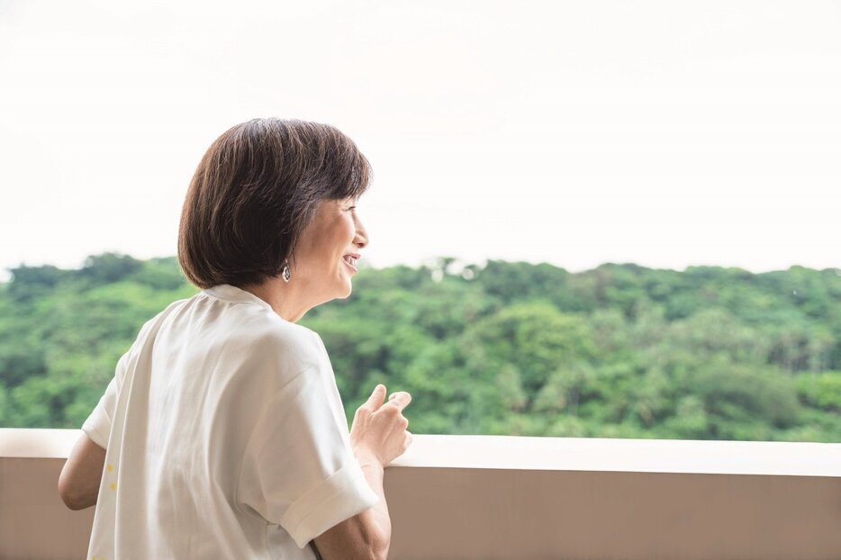 やましたさんが暮らすマンションがあるのは景観地区で、窓からの眺めが美しい