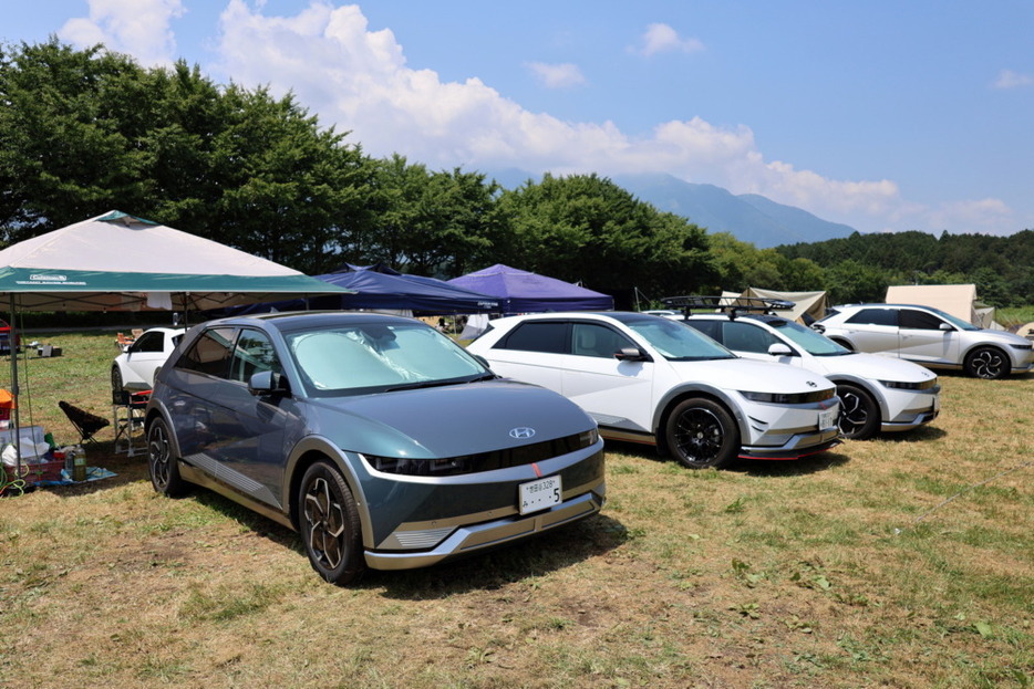 8月3～5日に静岡県富士宮市で開催された「EVサマーキャンプ2024」。