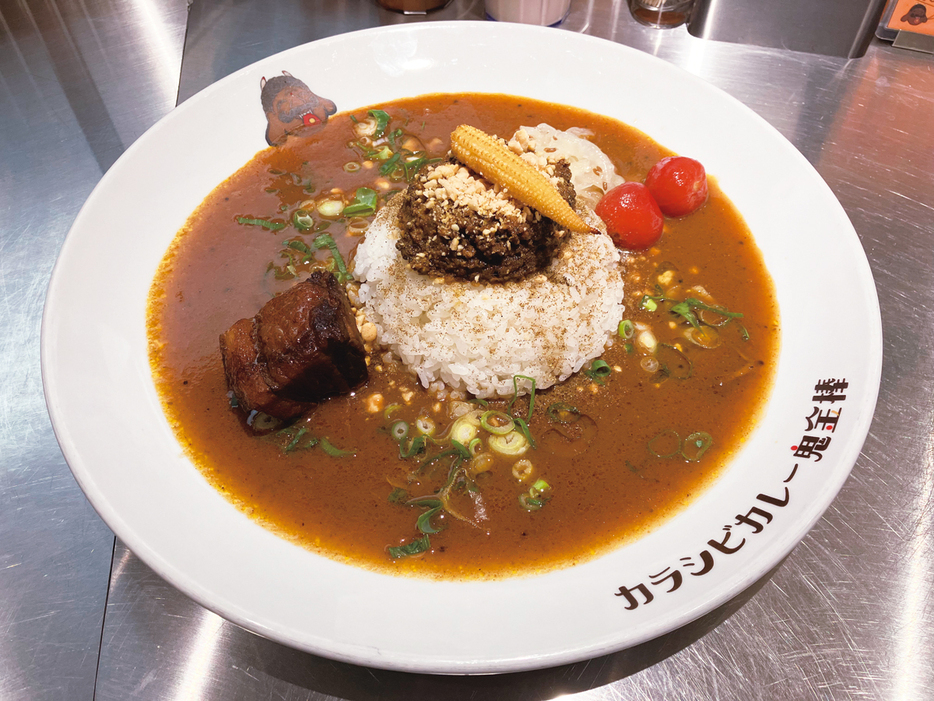 『カラシビカレー　鬼金棒』鬼金棒カラシビカレーライス　1100円